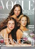 Vogue Magazine British Edition September 1998 (COVER LOOK: ANGELA LINDVALL BRIDGET HALL AND CAROLYN MURPHY)