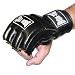 BOX-TEC Grappling Handschuhe Leder -- Schwarz Gr.M