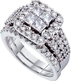 1.0CT-DIA INVISIBLE BRIDAL SET