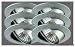 Paulmann Alu Zinc EBL-Set 6x50W schwenkbar GU10 titan Einbauleuchten