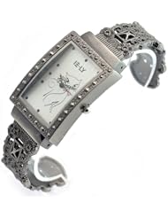 Sinceda Watch Classic Square Kitten Series Womens Bangle Wrist Watches