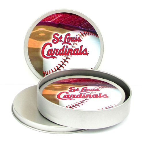 St Louis Cardinals - MLB 4 Slimline Coaster Set in a Tin