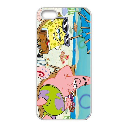 Custom Spongebob Back Cover Case for iphone5,5S JN5S-503