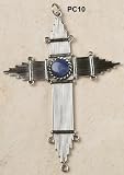 Peruvian Cross or Ornament - Sodalite