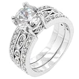 Isady Paris Ladies Ring CZ Ring Queen Anne