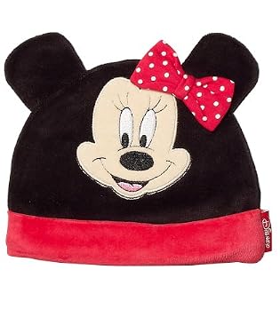 Minnie Mouse Velour Hat - Red