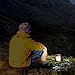 Ivation Hand crank LED Camping Lantern Collapsible & Rainproof, USB Flashlight torch Mini Lamp with hanging handle, 2 Lighting levels, Emergency Cell Phone charger, Recharges with dynamo power or via USB, Never need to change batteries, Easy to store