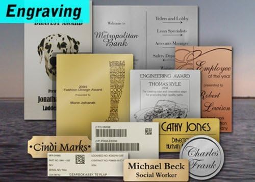 Personalized Engraved Plates by Moore Clocks - 6x6 or Smaller