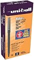 uni-ball Stick Micro Point Roller Ball Pens, 12 Black Ink Pens(60151)