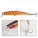 Yogayet Jointed Minnow Fishing Lures Hooks Hard Lure Bass Trout Baits Kit Crankbait Swimbait Set for Saltwater