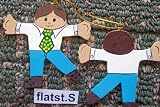 Flat Stanley doll 3.5 tall * flatst.S