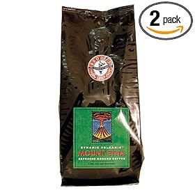 Brodies Espresso Ground Coffee, Mount Etna, 8-Ounce Foil Bags (Pack of 2)