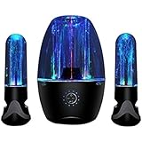 SoundSOUL New Version Music Fountain Amplifier Dancing Water Speakers/Wi-Fi Portable Wireless Bluetooth 4.0 Water Speaker, Black