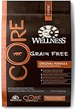 Wellness CORE Grain Free Original Turkey & Chicken Natural Dry Dog Food, 12-Pound Bag
