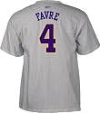 Minnesota Vikings Brett Favre #4 Grey Player Tee
