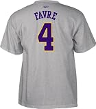 Minnesota Vikings Brett Favre #4 Grey Player Tee