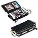 iPhone 6 Case, iPhone 6S Case, BENTOBEN iPhone 6 Wallet Case Synthetic Leather Zipper Coin Purse Detachable Phone Cover Secure Flip Credit Card Slots Holder Kickstand,Black