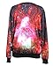 LoveLiness Womens 3D Digital Print Pullover Sweatshirt Sweaters