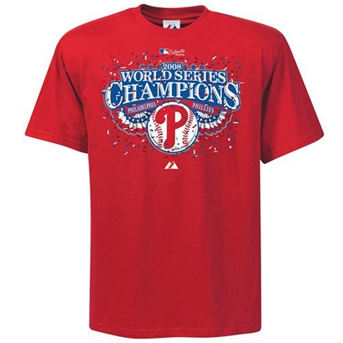 Philadelphia Phillies 2008 World Series Champions City Celebration Official Parade T-shirt