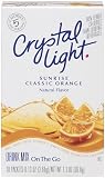 Crystal Light On The Go Sunrise Classic Orange, 10-Count Boxes (Pack of 6)