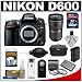 Nikon D600 Digital SLR Camera Body with Nikon 24-70mm f/2.8G Zoom Lens + 64GB Card + Case + Battery + Filters + Accessory Kit