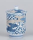 友禅蓋付湯呑(大) 【蓋付マグ】 〔キャッシュバックキャンペーン対象商品〕