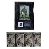 MLB Card Plaques - Detroit Tigers-Curtis Granderson with Free 4 packs of MLB Trading Cards