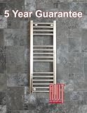 300 x 800 Heated Towel Rail / Radiator / Warmer - Straight Chrome
