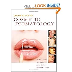 Click here to buy Color Atlas of Cosmetic Dermatology: A Medical and Surgical Reference by Marc Avram, Sandy Tsao, Zeina Tannous and Matthew Avram.