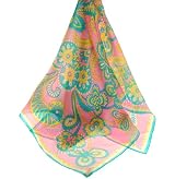 Vera Paisley Print Silk Scarf