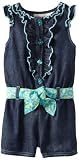 Carters Watch the Wear Girls 2-6X Romper with Buttons and Frills