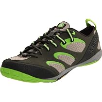 Merrell Men's True Glove Barefoot Running Shoes - Deep Olive/ Kryptonite 11.5