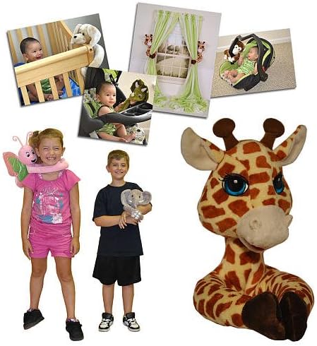 Curtain Critters Cute and fuzzy Tieback Curtain Set of 2 in Plush Chocolate Brown Monkey