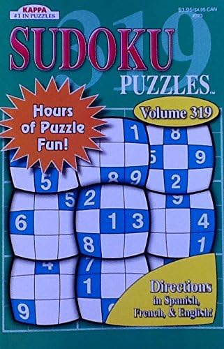Sudoku Puzzle Book Volume 319 ~ 8" x 5" ~ 76 Large Print Puzzles