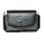 For Motorola V3 V3C Razr Razor Leather Case/ Pouch/ Cover - Magnetic Button and Expand Cover with Belt Clip - Black