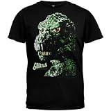 Godzilla Portrait Black Cotton Adult Tee