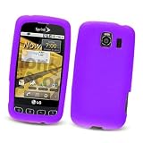 LG Optimus S LS670 (Sprint) Silicone Skin Case, Purple