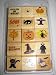 Halloween Rubber Stamp Set of 15 Rubber Wood Block Stamps : Ghost, Pumpkin, Bat, Witch, Vampire, Spider, Phrases