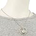 Seattle Mariners 3D Baseball Heart Pendant Necklace