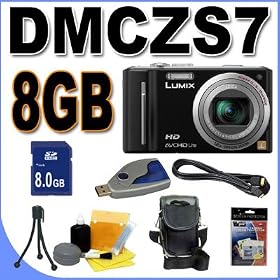 Panasonic Lumix DMC-ZS7 12.1 MP Lite HD Digital Camera (Black) w 12x Optical IS Zoom BigVALUEInc... by 
