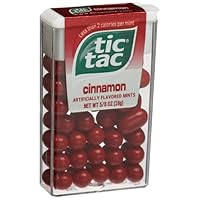 Tic Tac Cinnamon Mints, 5/8-Ounce Dispensers (Pack of 24)