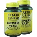 Health Plus Brewers Yeast 300mg Vitamin B Supplement - 2 X Packs Of 500 Tablets, total 1000 Tablets (Pack of 2)