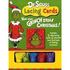 Dr Seuss Lacing Cards: How the Grinch Stole Christmas!