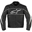Alpinestars ATL Men's Leather Street Bike Motorcycle Jacket