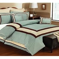 12pc Athens Blue Bed-in-a-Bag Comforter Set -- Size: queen