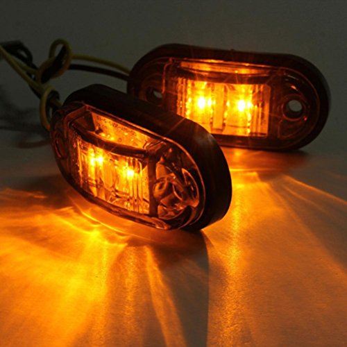 Tuscom 2×12 v / 24 v Tow Truck Side Marker Light LED Submersible Lamp