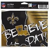 New Orleans Saints Official Logo 4x6 Ultra Decal Window Cling