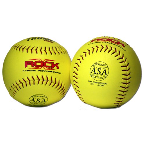 1 Dozen ASA 12" Softballs 52 COR 300 Compression 12 Balls (XROCKASA