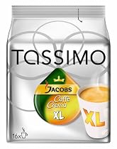 Tassimo Jacobs Krönung Caffè Crema XL, 3er Pack (3 x 16 Portionen)