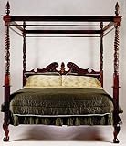 IMAGE OF California King Size Chippendale Four Poster Canopy Bed